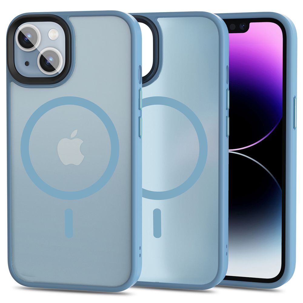 Tech-Protect MagMat MagSafe, iPhone 14, světle modrý matný