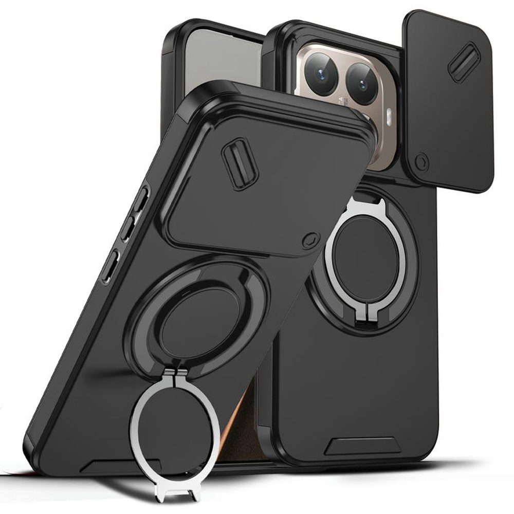 Levně Camslide Stand obal, Xiaomi 15T Pro, černý