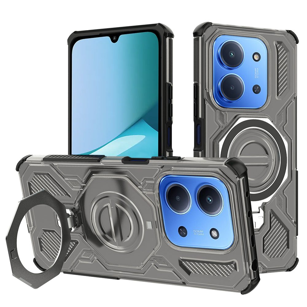 Techsuit Carbon Shield Pro, Xiaomi Redmi 15C 4G / 5G, dimno crna