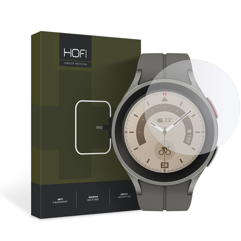 Hofi Pro+ Folie De Sticlă Securizată, Samsung Galaxy Watch 5 Pro (45 Mm)
