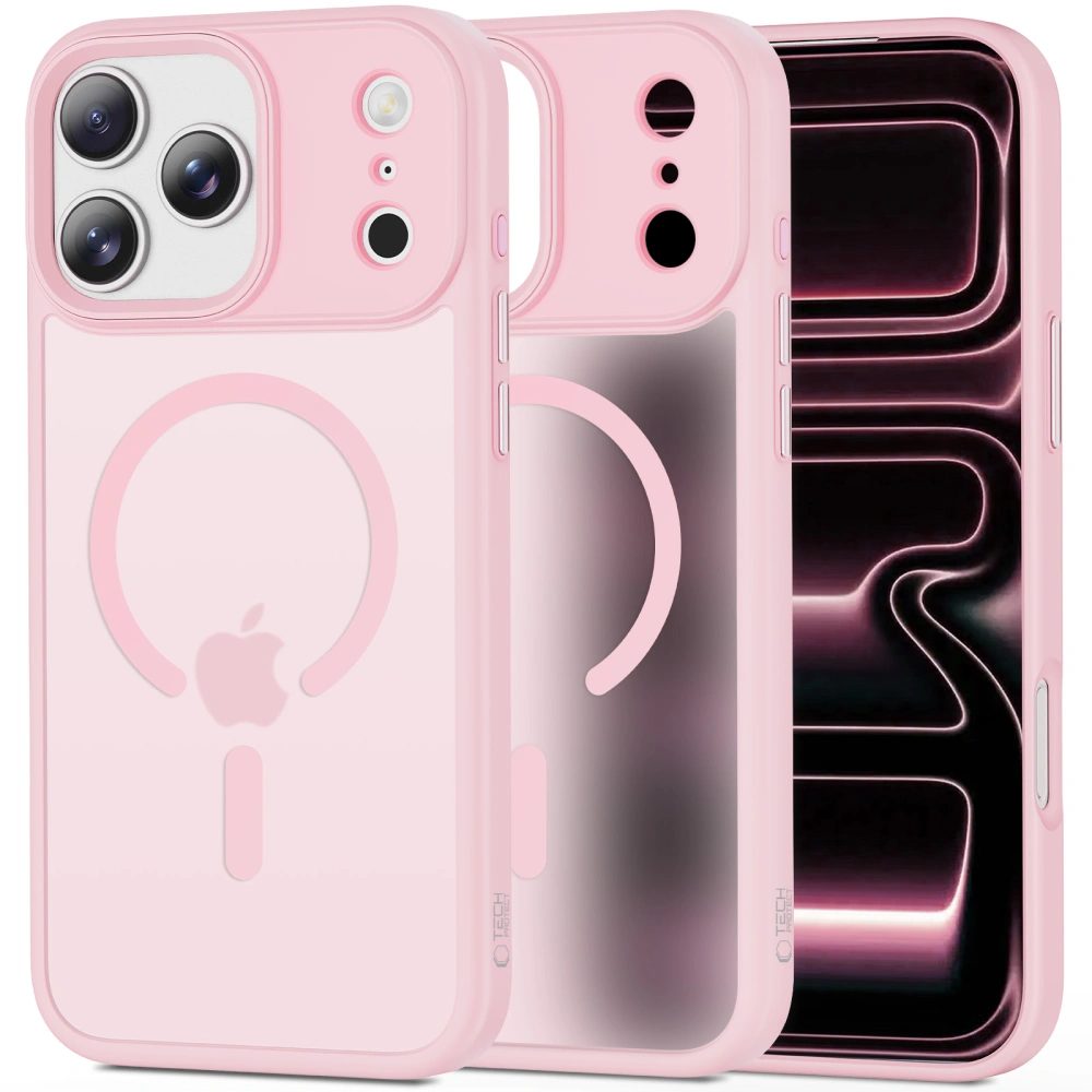 Levně Tech-Protect MagMat MagSafe iPhone 17 Pro, růžový matný