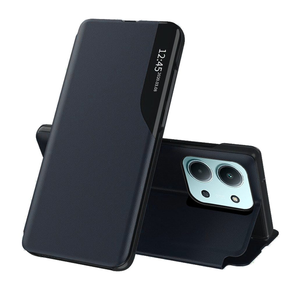 Levně Eco Leather View Case, Xiaomi Redmi 15C 4G / 5G / Poco C85 4G, modré