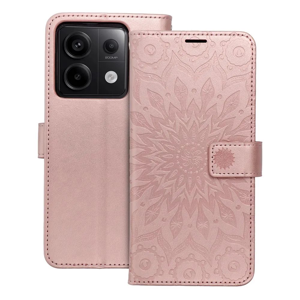 Levně Mezzo pouzdro, Xiaomi Redmi Note 13 Pro 5G, vzor 2, rosegold