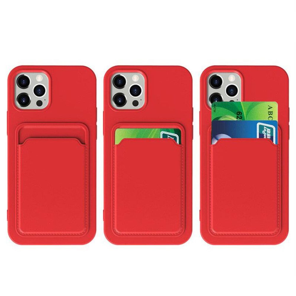 Card Case obal, iPhone 13 Pro Max, ružový