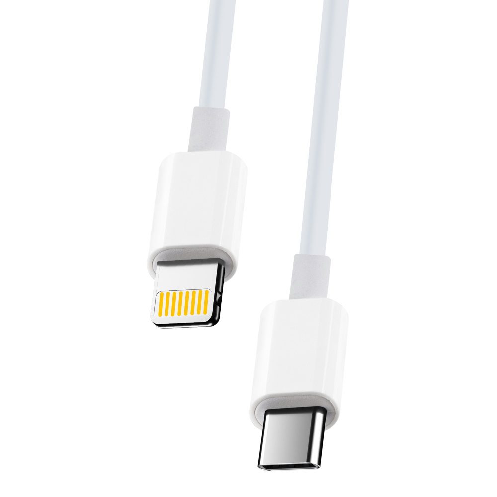 Cablu Maxlife MXUC-05 USB-C - Lightning 2,0 M 20W, Alb