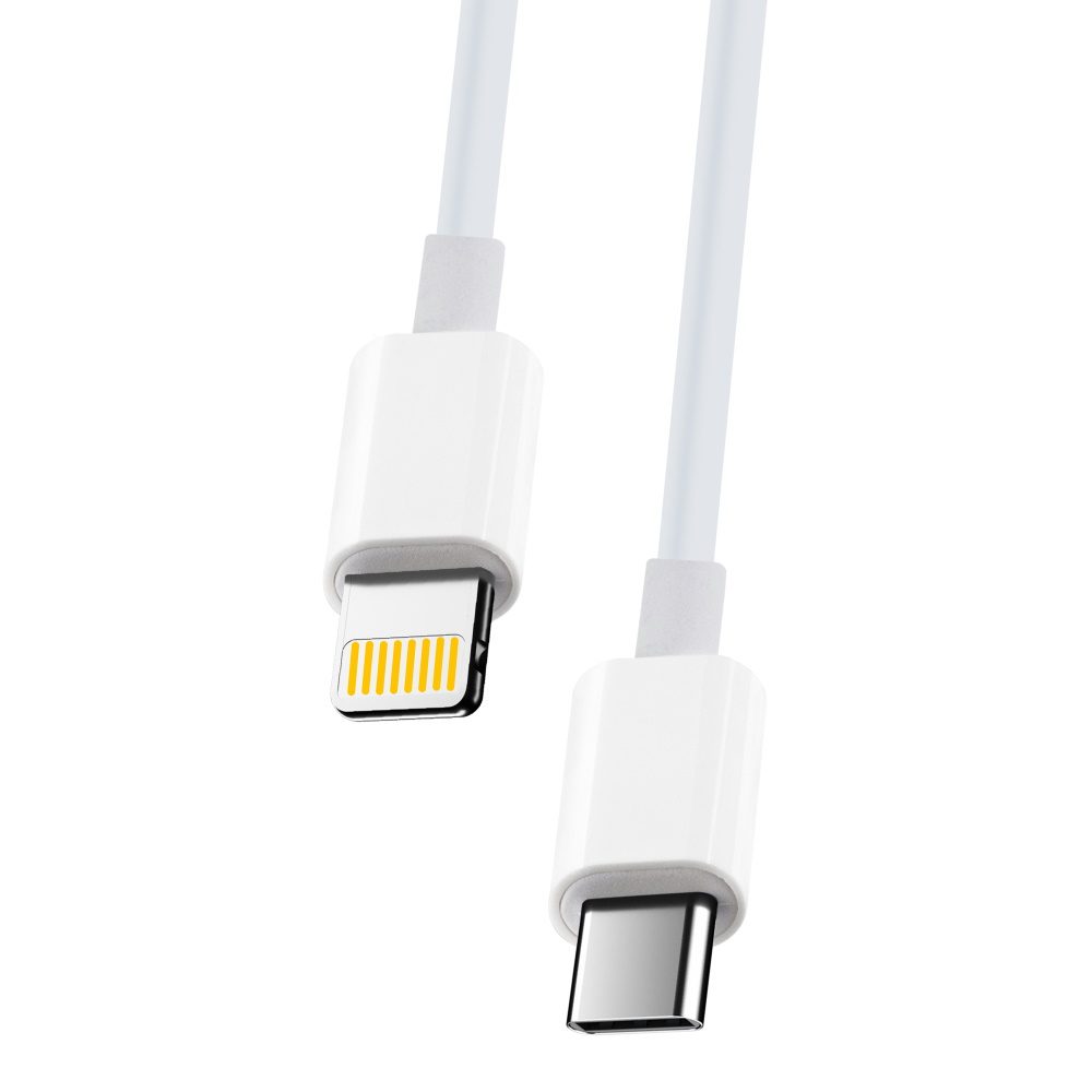Maxlife Kabel MXUC-05 USB-C - Lightning 2,0 M 20W, Bílý
