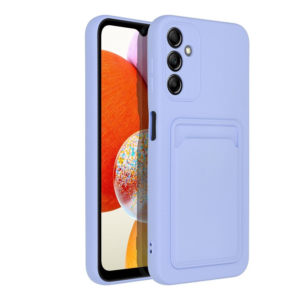 Husă Card Case, Samsung A14 5G / A14 4G, Mov