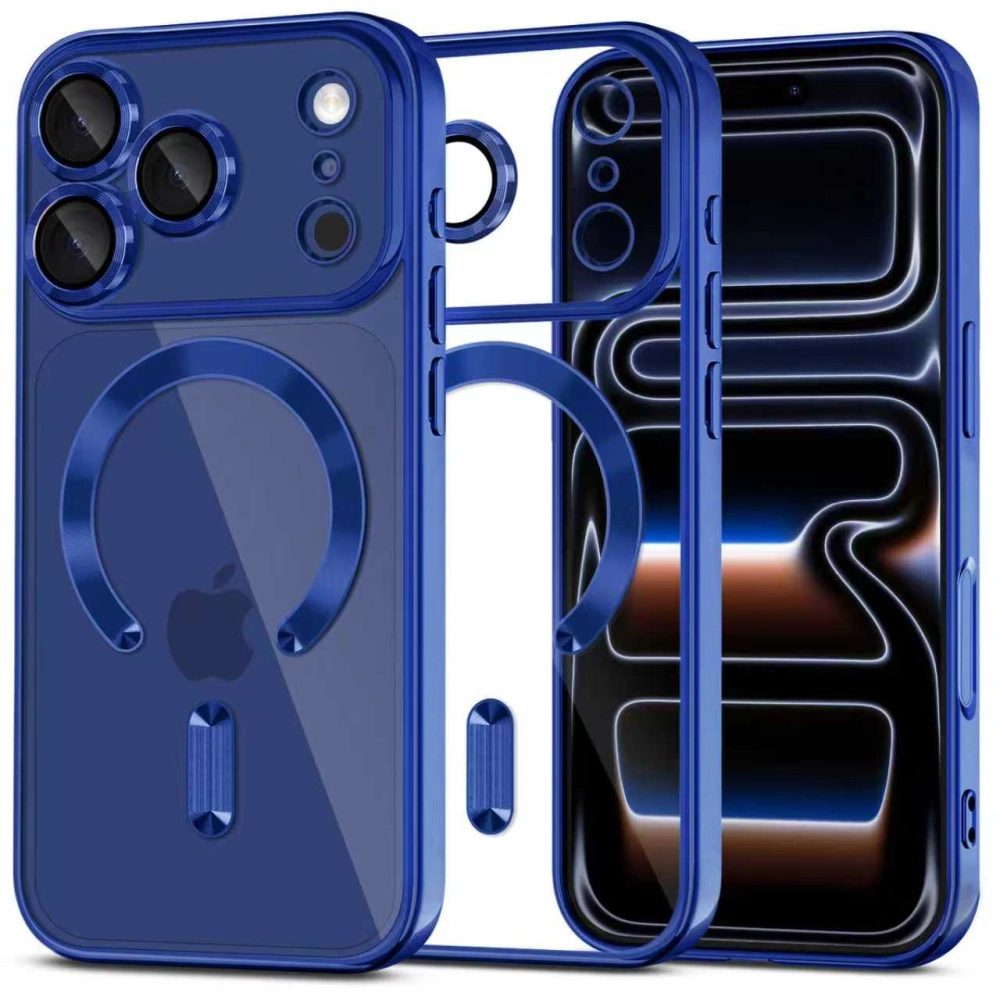 Levně Tech-Protect MagFlex MagSafe iPhone 17 Pro, lesklá modrá