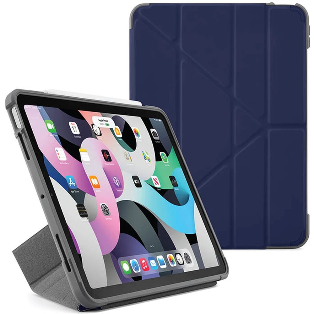 Levně Pipetto Origami Shield, Apple iPad Air 10,9“ (2020/2022) / iPad Air 11" (2024 / 2025 / 2026), tmavě modré