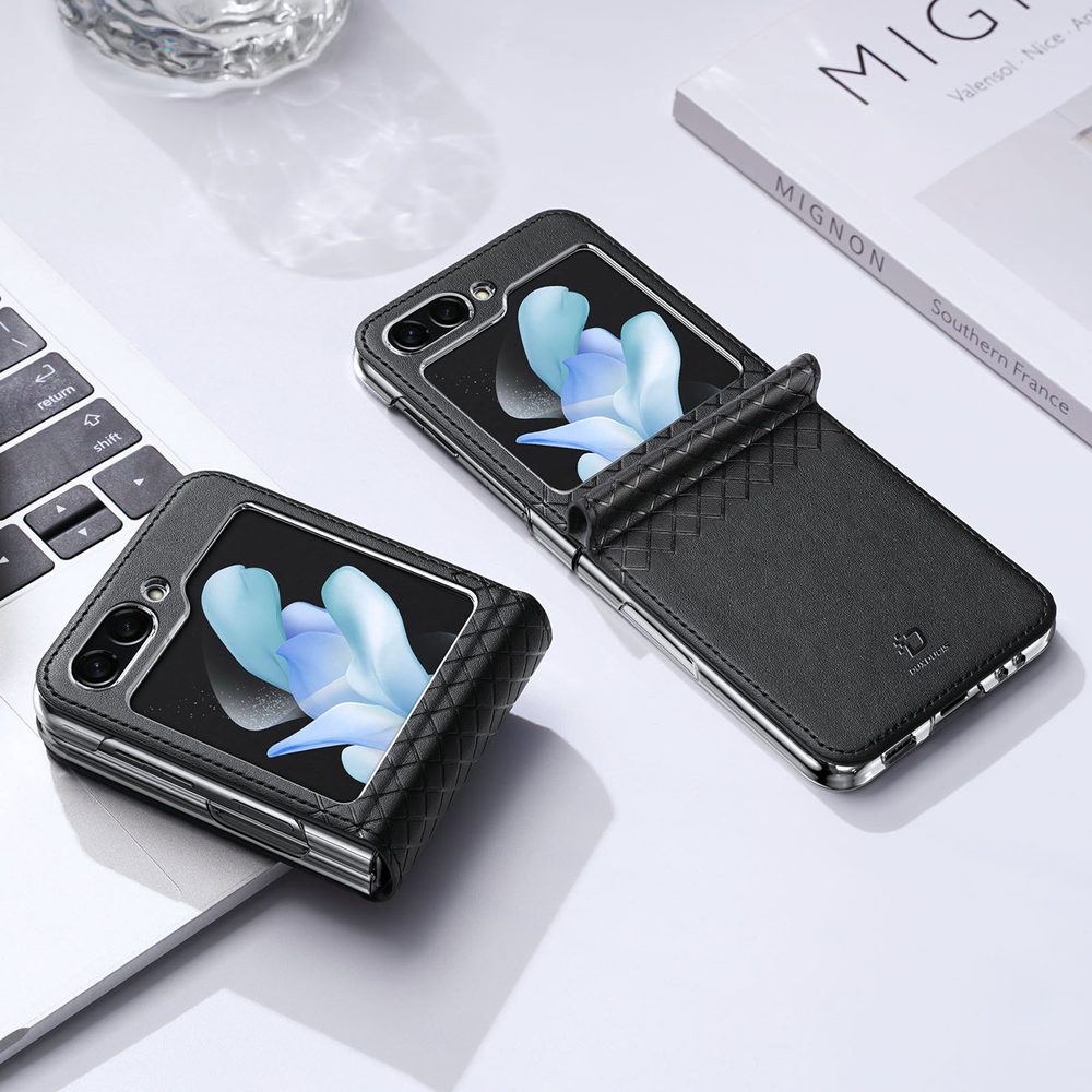 Dux Ducis Bril Wallet, Samsung Galaxy Z Flip5 5G, črna