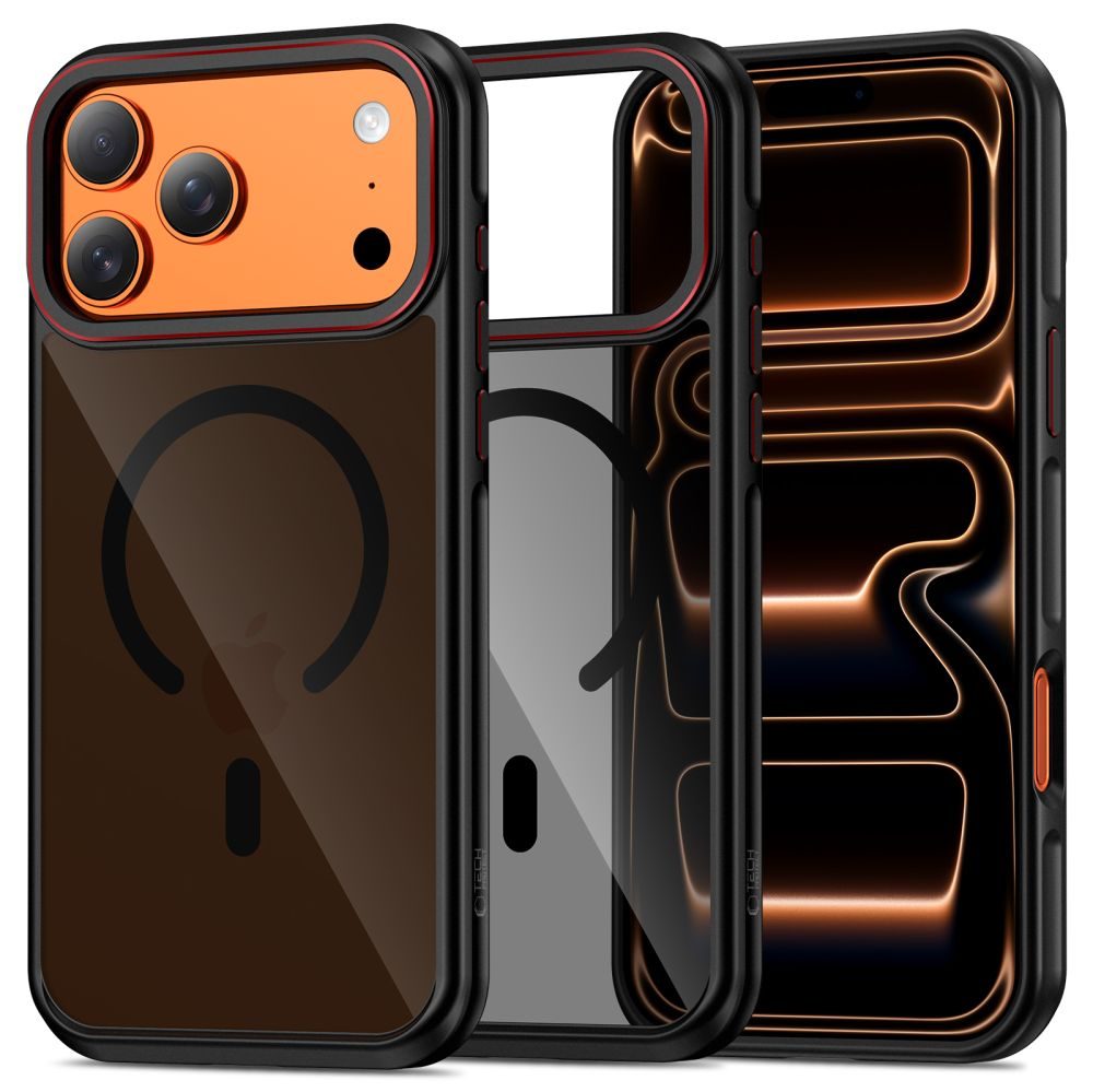 Levně Tech-Protect MagHybrid MagSafe, iPhone 17 Pro Max, červenočerný