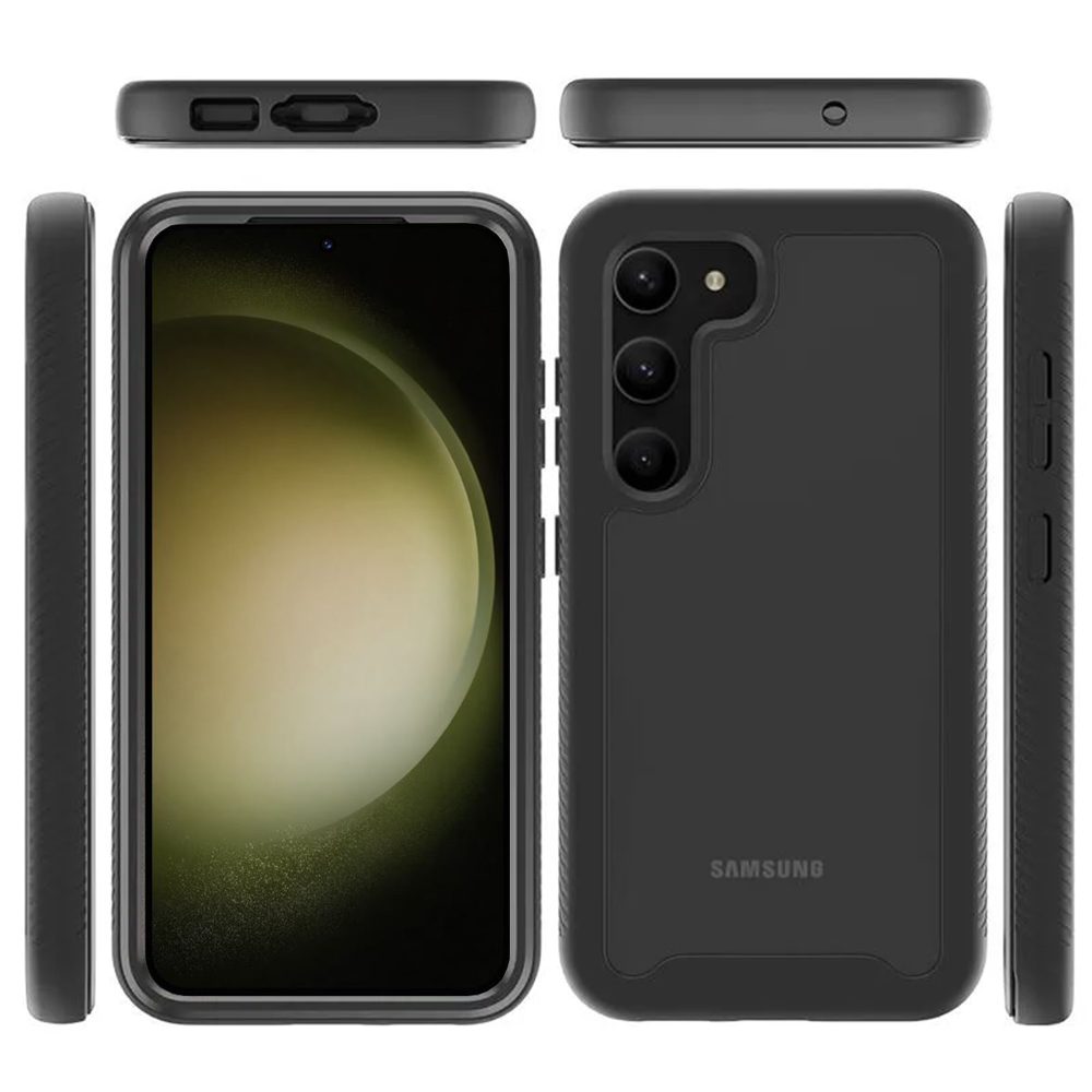 Techsuit Defense360 Pro + Ochranná Fólie, Samsung Galaxy S23 Plus, černý