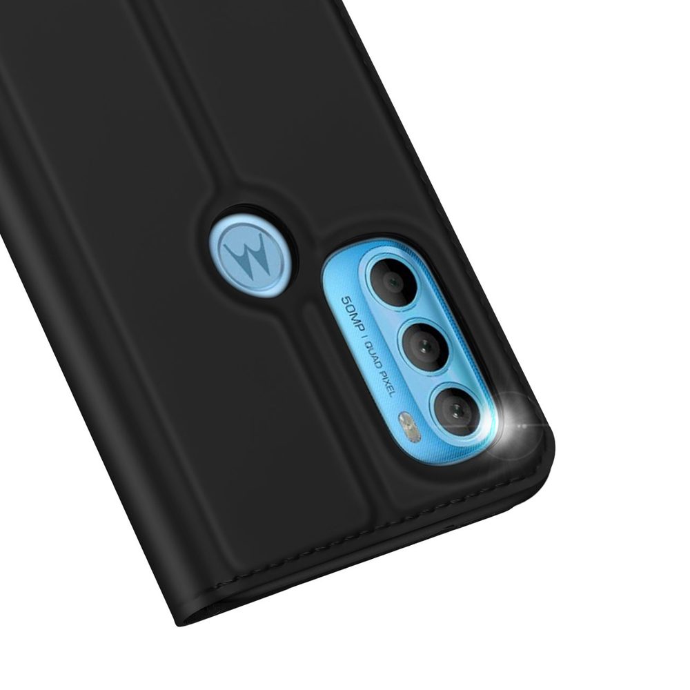 Dux Ducis Skin Pro, Knižkové Púzdro, Motorola Moto G71 5G, čierne