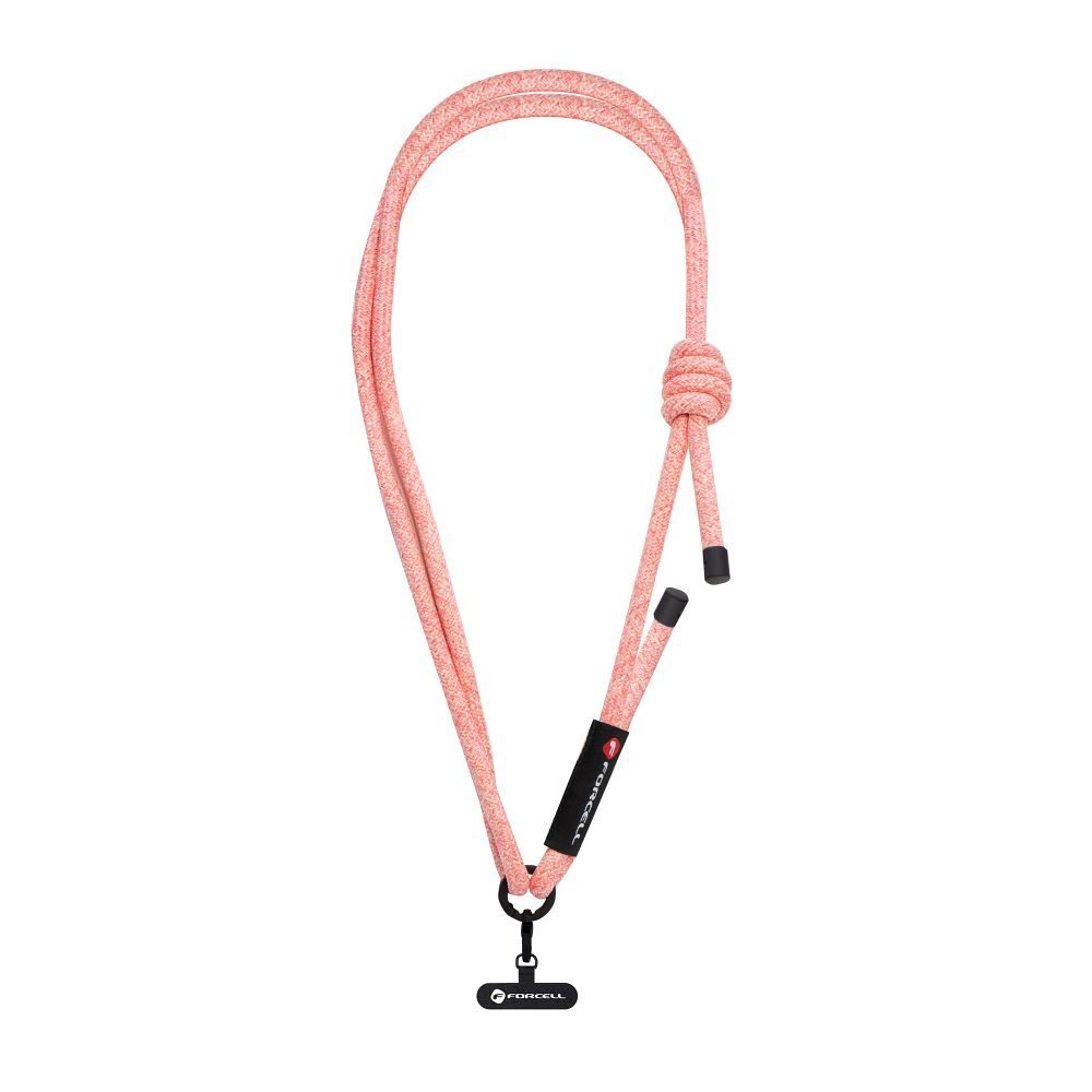 Forcell F-Design S10X165 Crossbody telefon heveder, rózsaszín-fehér