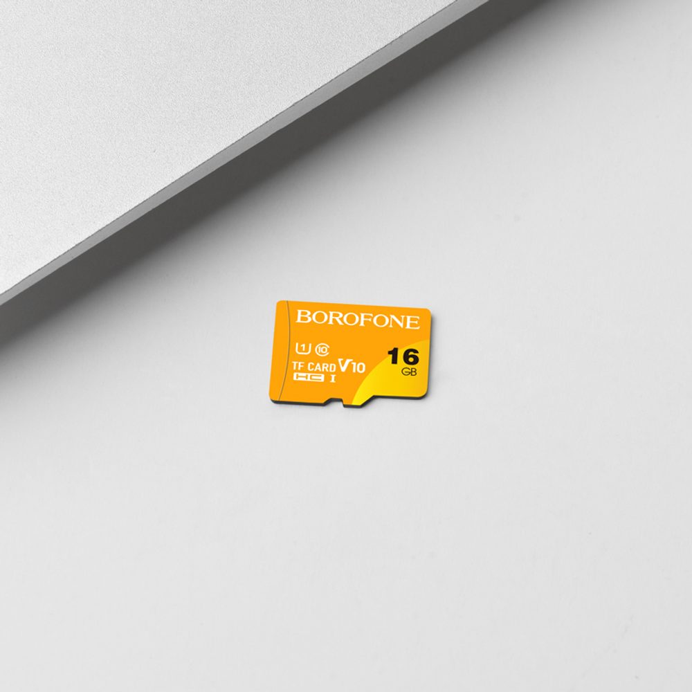 Borofone Class10 MicroSD Memóriakártya, 16GB, SDHC, 85MB/s