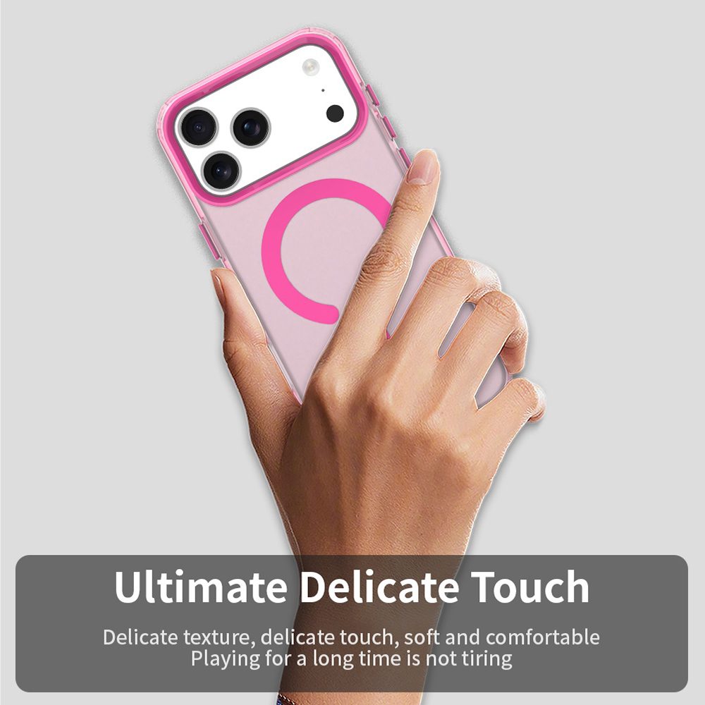 Techsuit CandyCase MagSafe, iPhone 17 Pro Max, ružový