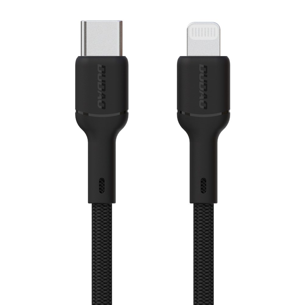 Levně Dudao L9X kabel USB-C - Lightning, 30W, 1 m, černý