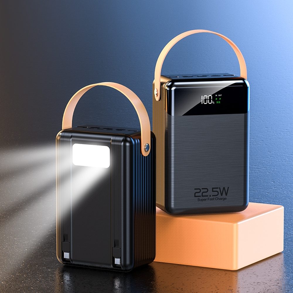 Powerbanka 100 000 mAh, 22,5W Super Fast Charge, čierna