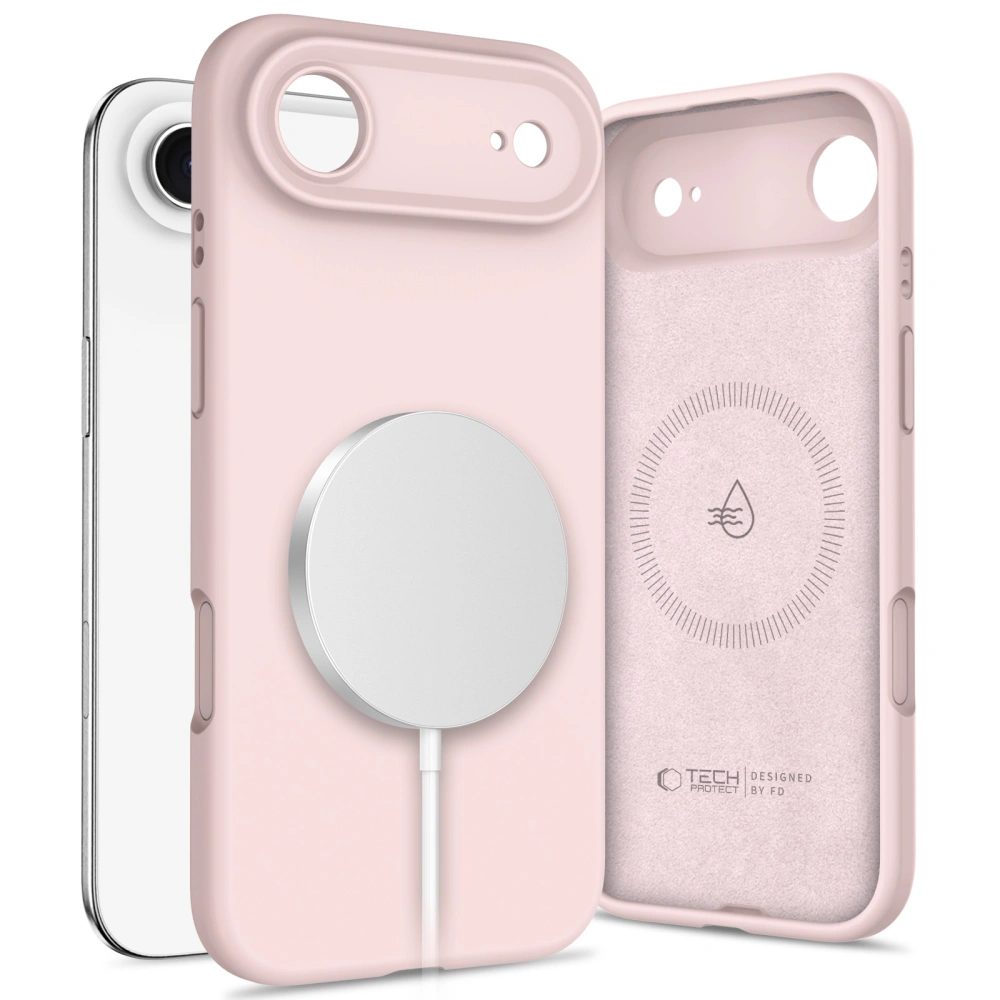 Levně Tech-Protect Silicone MagSafe, iPhone Air, růžový