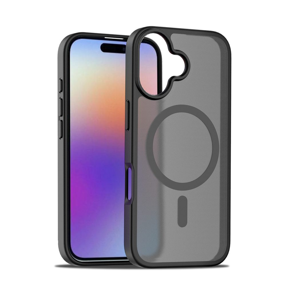 Levně JP MagFit Colour MagSafe obal s N52 magnetem, iPhone 17, černý