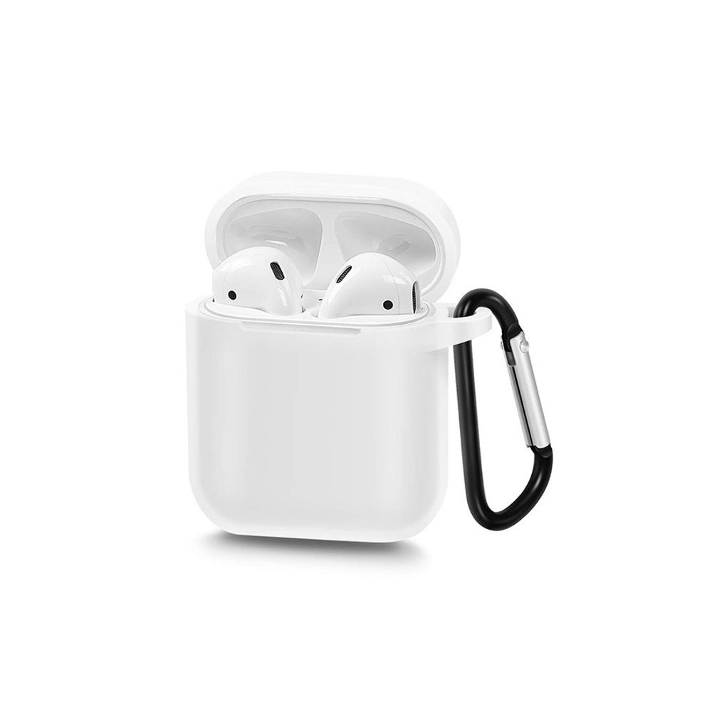 Silikonový obal na AirPods bílý, typ 1