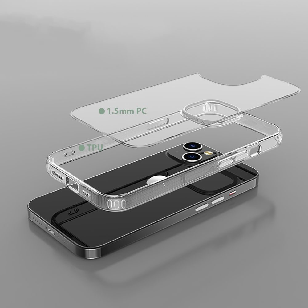 Tech-Protect Flexair Hybrid, IPhone 15 Plus, Průhledný