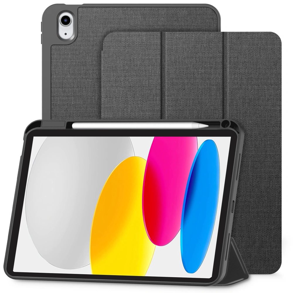 Levně Pouzdro Tech-Protect SC Pen Canvas, iPad 10.9” 10 / 2022 / 11“ 11 / 2025, šedé