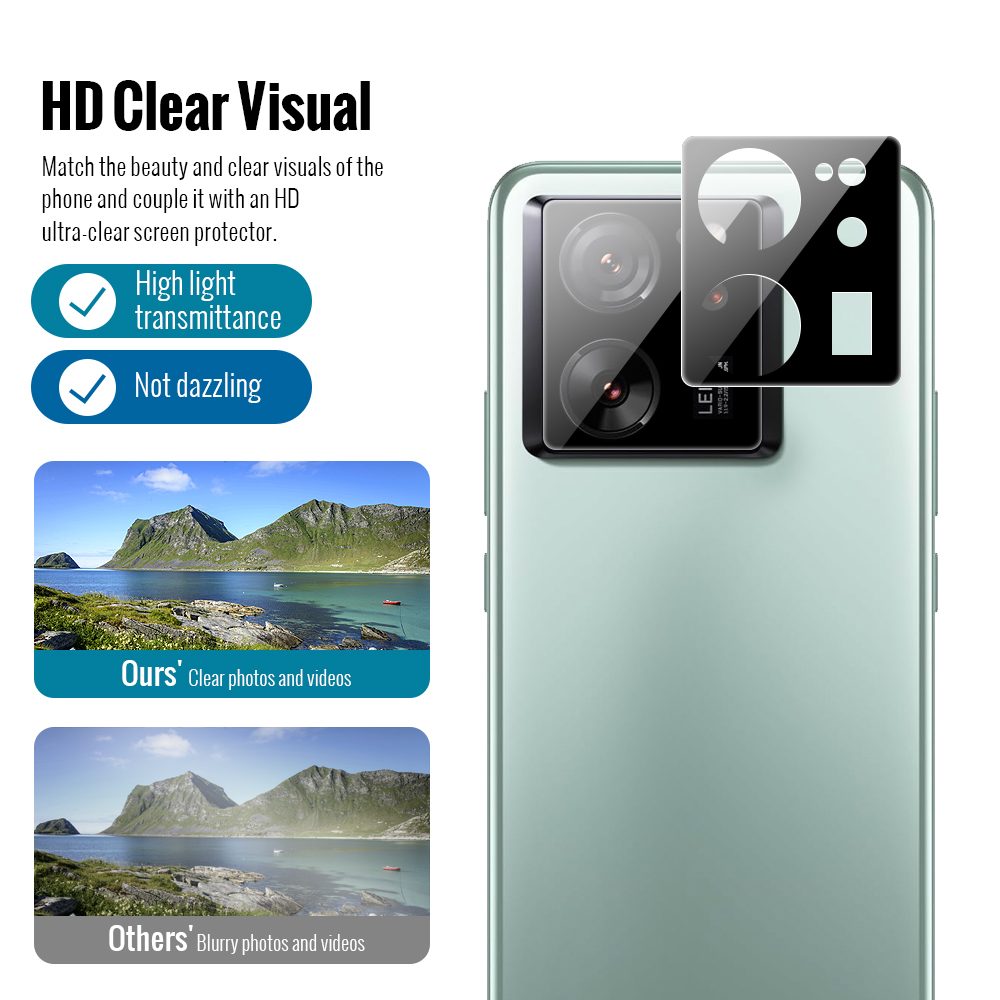 2 Db Edzett üveg és 2 Db Kameraüveg Készlet, Xiaomi 13T