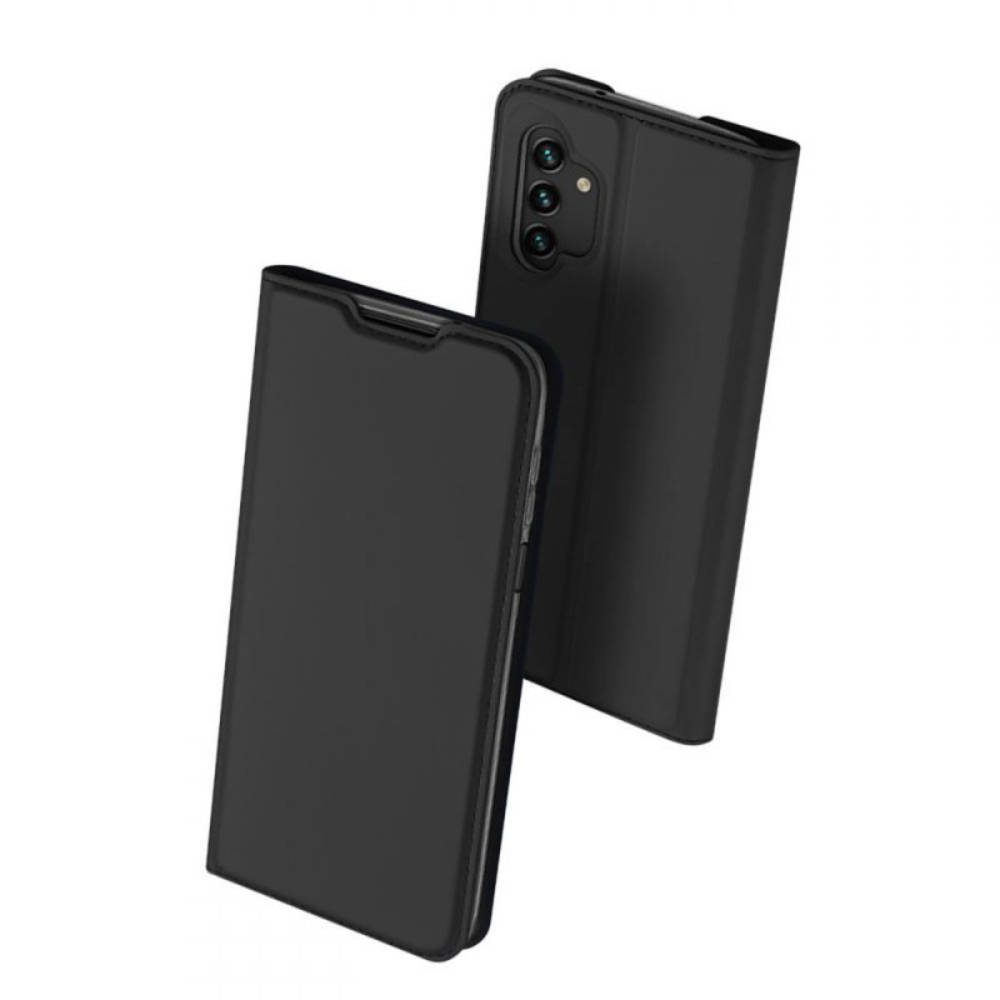 Dux Ducis Skin Leather Case, Knižkové Púzdro, Realme C31, čierne