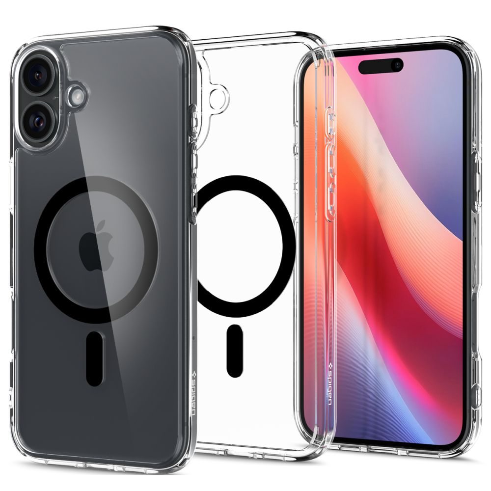 Spigen Ultra Hybrid Mag, MagSafe, iPhone 16 Plus, fekete