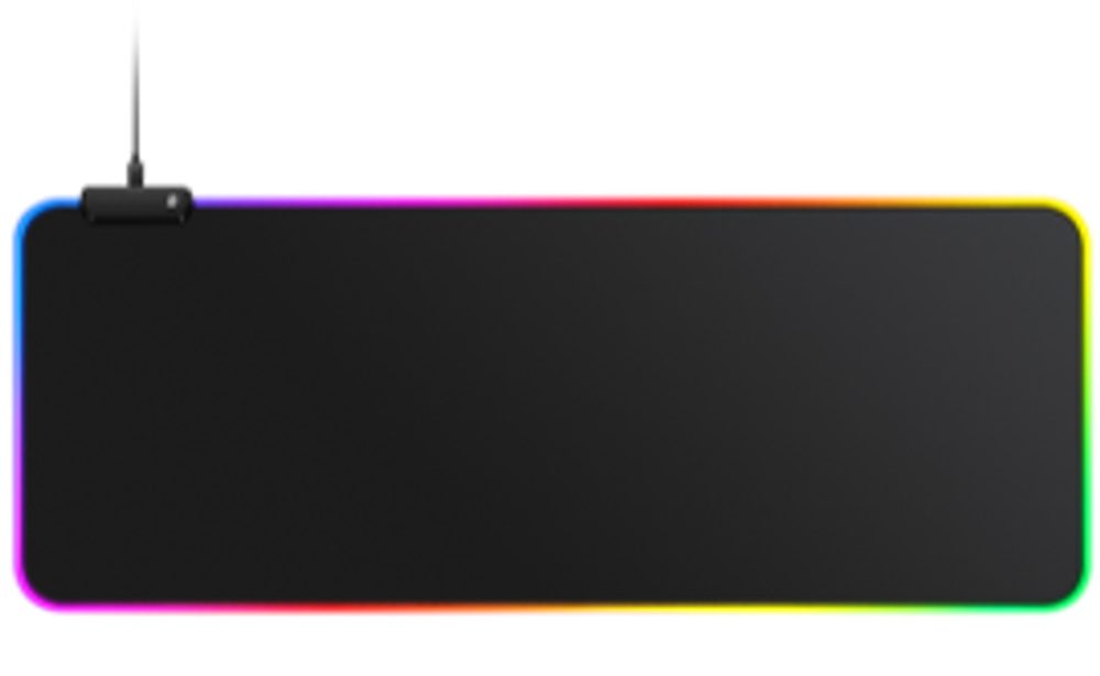 Levně RGB herní podložka pod myš T-WOLF P4, 900 × 400 × 4 mm, pro myš i klávesnici