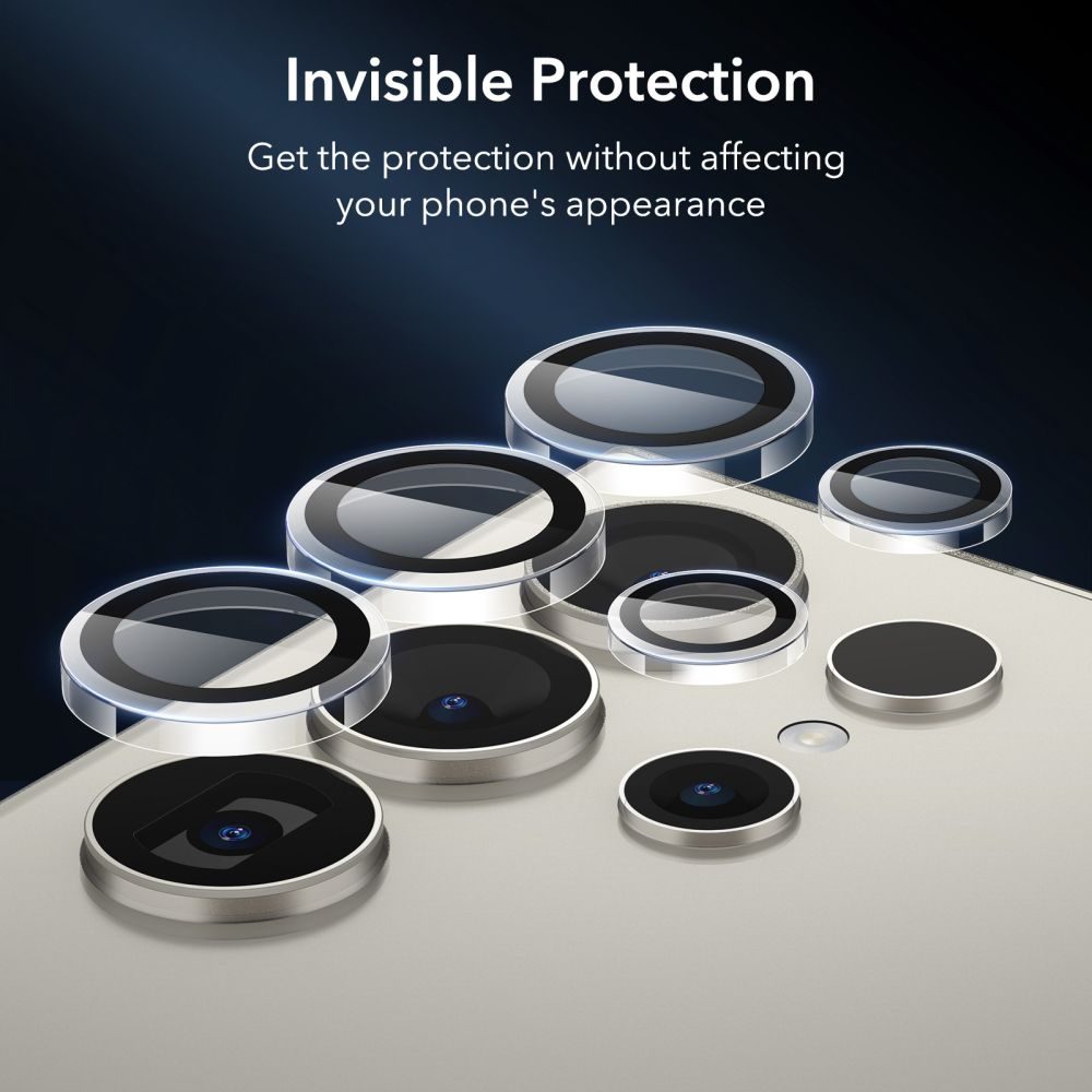 ESR Edzett üveg A Kamera Lencséjéhez, Samsung Galaxy S24 Ultra, átlátszó