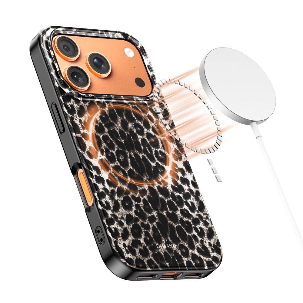 Tech-Protect Lamano MagSafe obal, iPhone 17 Pro Max, leopard