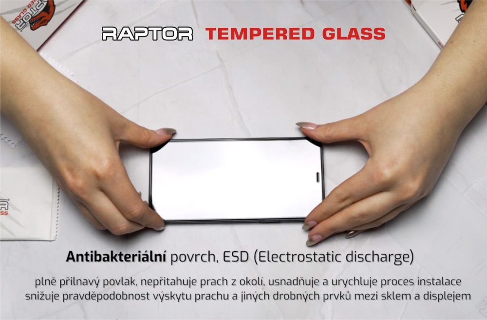 Swissten Raptor Diamond Ultra Clear 3D Edzett üveg, IPhone 14 Pro, Fekete