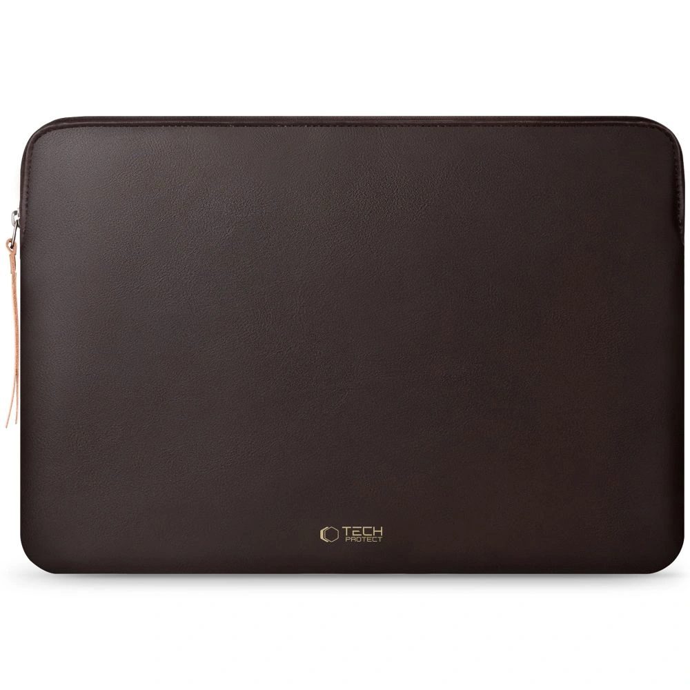 Levně Tech-Protect Fleece Laptop 13-14, tmavě hnědá