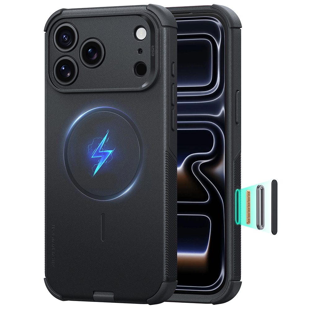Husă ESR Cyber Halolock, iPhone 17 Pro Max / 18 Pro Max, negru