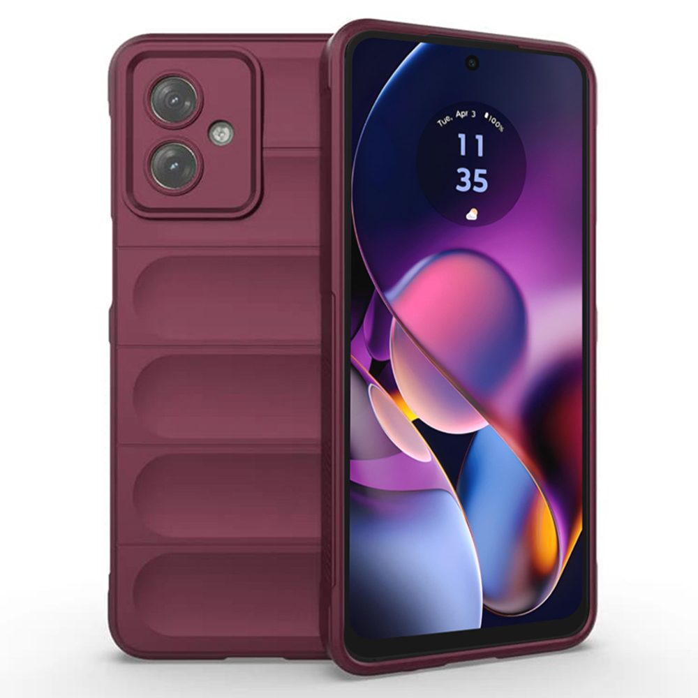 Magic Shield obal, Motorola Moto G54, vínový