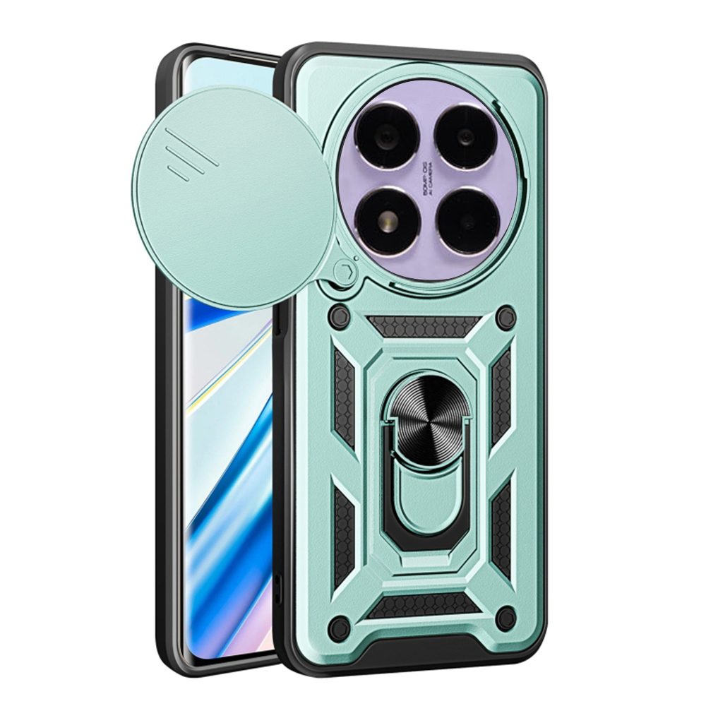 Techsuit CamShield, Xiaomi Redmi Note 14 Pro 5G / Poco X7, zöld