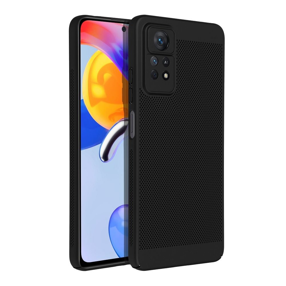 Breezy Case, Xiaomi Redmi Note 11 Pro / 11 Pro 5G, Crni