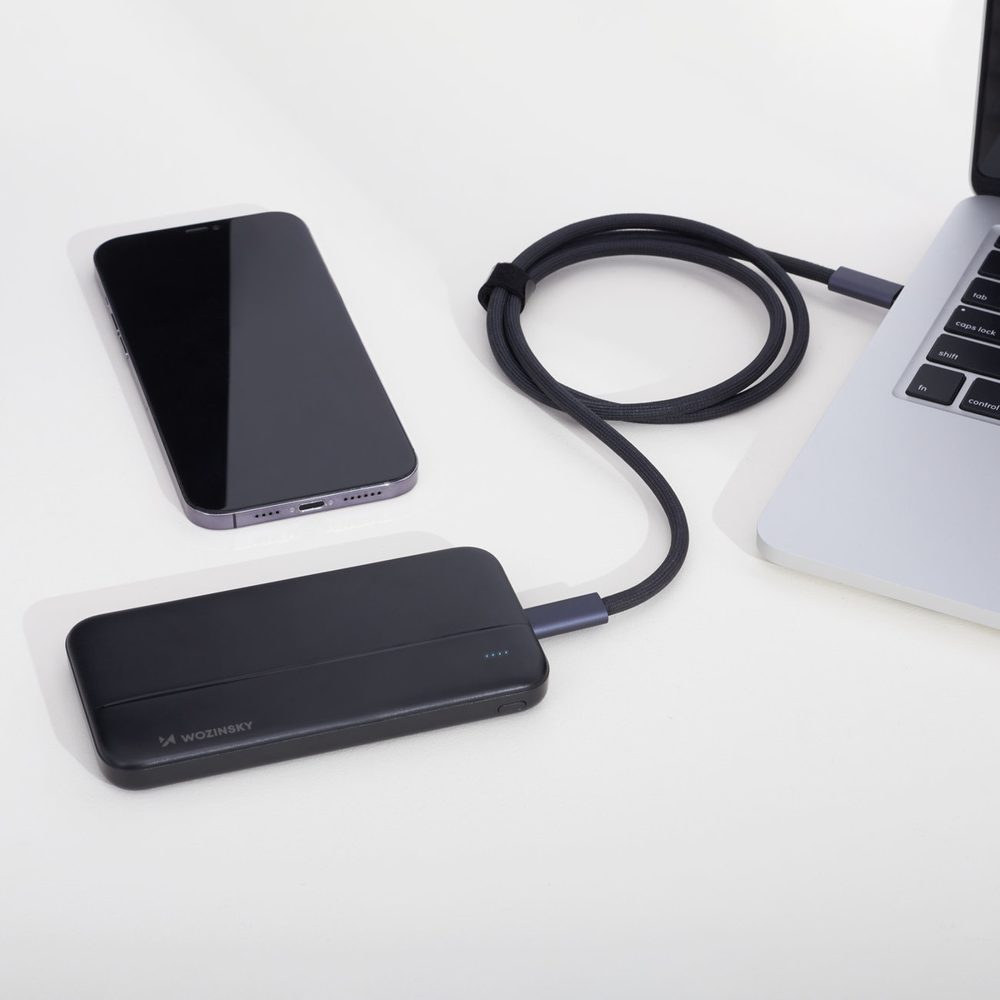 Wozinsky PowerBank Li-Po, 10000mAh, 2x USB, črna (WPBBK1)