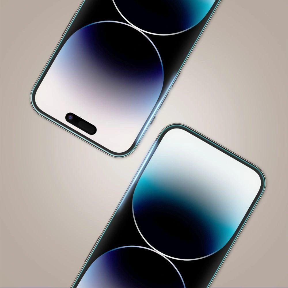 Tech-Protect Tvrdené sklo Fit+ iPhone 13 / 13 Pro / 14 / 16e / 17e, čierne, 2 kusy