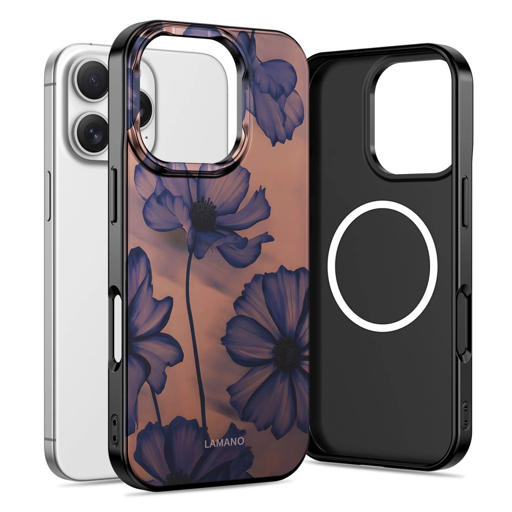 Tech-Protect Lamano MagSafe puzdro, iPhone 16 Pro, velvet night