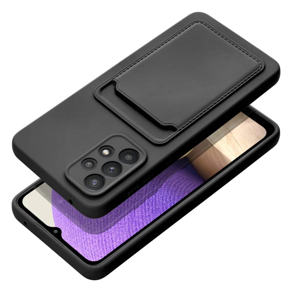 Husă Card Case, Samsung Galaxy A33 5G, Neagră