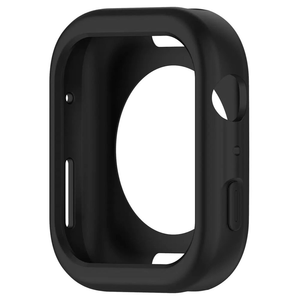 Levně Silikonové pouzdro, Apple Watch 4 / 5 / 6 / SE, 44 mm, černé
