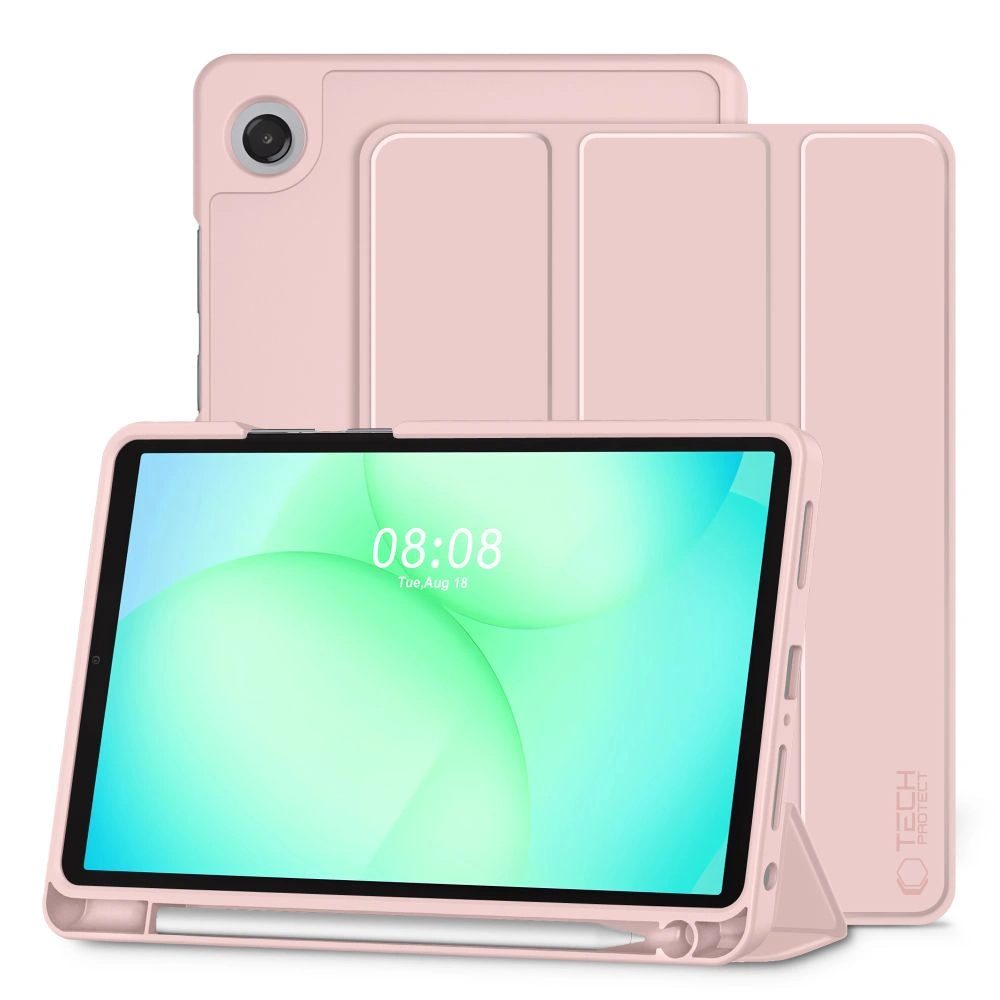 Levně Pouzdro Tech-Protect SC Pen pro Samsung Galaxy Tab A9 / A11 8.7 X110 / X115 / X133 / X135, růžové