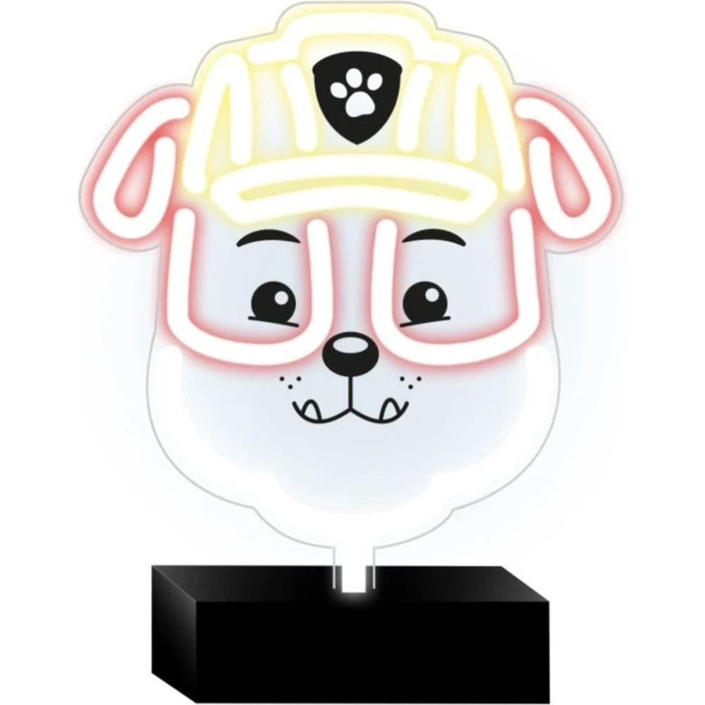 Levně Neonová LED lampa na stojánku Tlapková patrola - Rubble