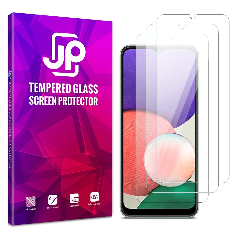 JP Hosszú Csomag Edzett üveg, 3 Szemüveg Telefonhoz, Samsung Galaxy A22 5G