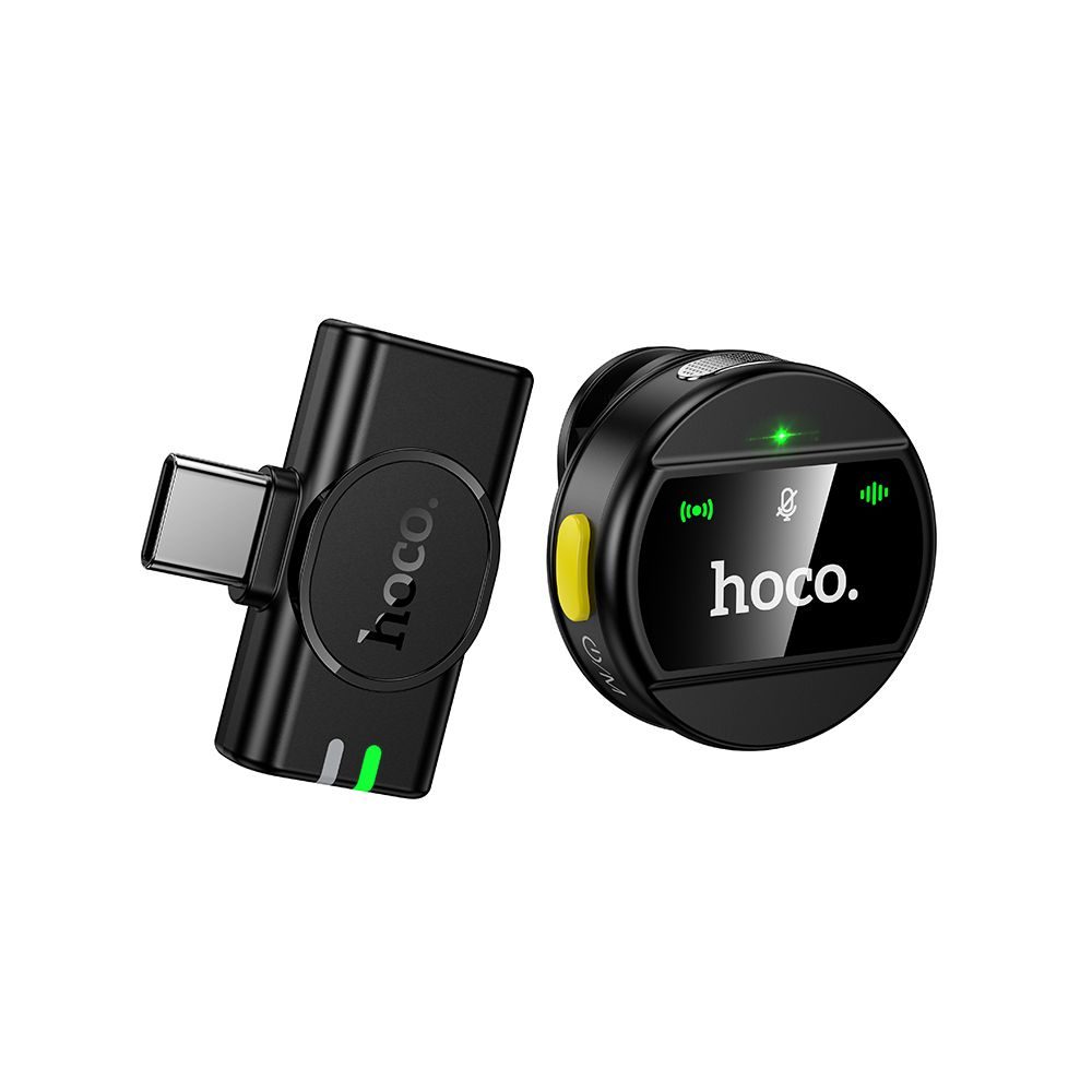 Levně Hoco L21 Bezdrátový mikrofon USB-C, černý