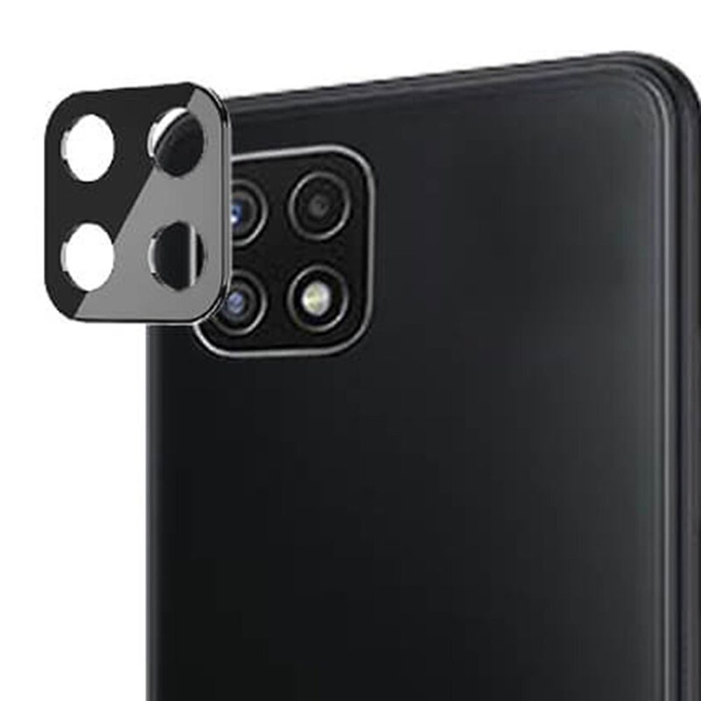 Techsuit Steklo Za Objektiv Kamere, Samsung Galaxy A22 4G / A22 5G / M22 4G, črno