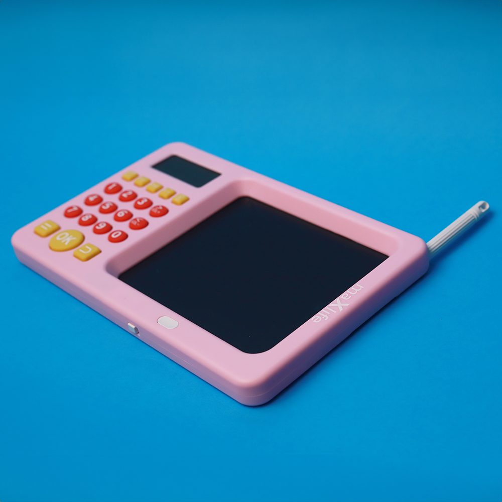 Maxlife MXWB-01 Dětská Psací Deska S Kalkulačkou, Růžová